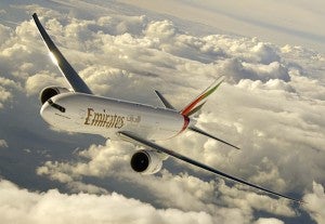 Emirates plane-Boeing