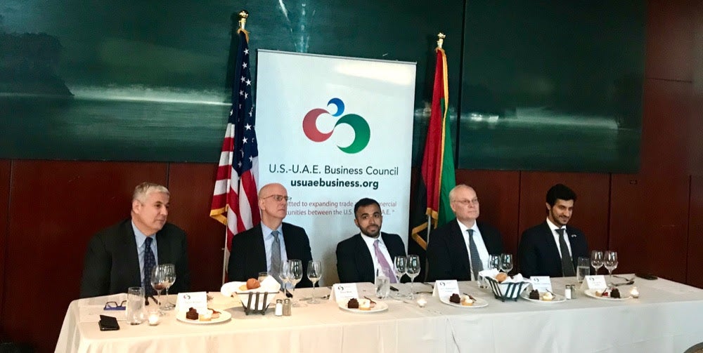 U.S.-U.A.E. Business Council & U.A.E. Embassy in Washington, D.C. Host  Working Dinner with U.S. and U.A.E. Economic Policy Dialogue Delegations -  The U.S.-U.A.E. Business Council
